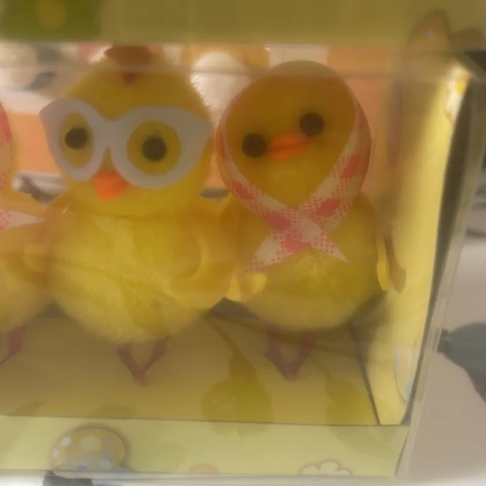 Yellow Easter Chick Decorations